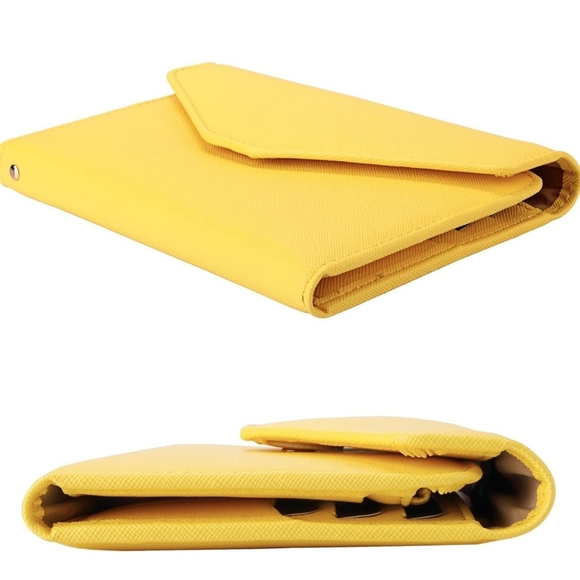 Pretty Yellow Travel Passport Wallet NWT 💛 😍 - Picture 4 of 8